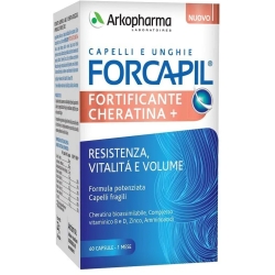Forcapil Fortificante Cheratina+ 60 Capsule - Integratore Per Il Benessere Dei Capelli