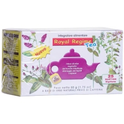 Royal Regime Tea 25 Bustine - Infuso Di Erbe Per La Regolarità Intestinale