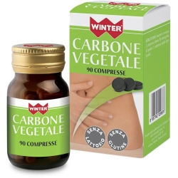 Winter Carbone Vegetale 90 Compresse - Integratore Per Il Benessere Gastrintestinale