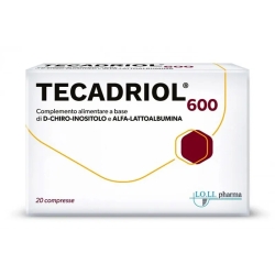 Tecadriol 600 - Integratore di D-chiro-inositolo e Alfa-lattoalbumina 20 Compresse
