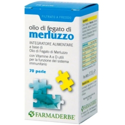 Olio Di Fegato Di Merluzzo 70 Capsule - Integratore Polivalente