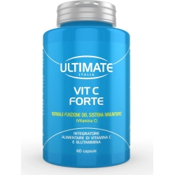 Ultimate Italia Vit C Forte 60 Capsule - Integratore per le difese immunitarie