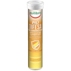 Equilibra Più Difesa 20 Compresse Effervescenti Gusto Limone - Integratore Immunostimolante