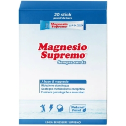 Magnesio Supremo Sempre Con Te 20 stick - Integratore per la stanchezza