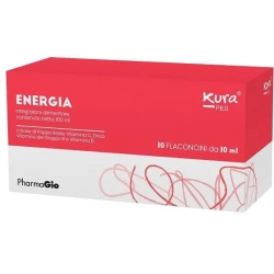 Kura Ped Energia 10 flaconcini da 10 Ml - Integratore Energetico