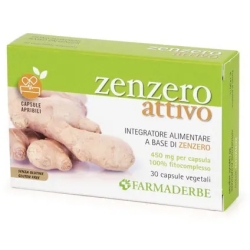 Zenzero Attivo 30 Capsule - Integratore Antinfiammatorio