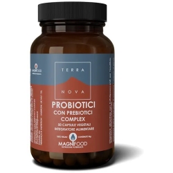 Complesso Probiotico Con Prebiotici 50 Capsule - Integratore Per Disturbi Gastrointestinali