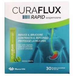 Marco Viti Curaflux Rapid Sospensione - Riduce Il Bruciore E Contrasta Il Reflusso 30 Bustine