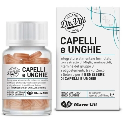 Marco Viti Capelli E Unghie 60 Capsule Da 515 mg - Integratore Per Il Benessere Di Capelli E Unghie