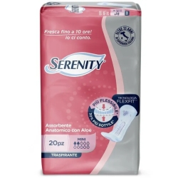 Serenity Flexfit - 20 Assorbenti Anatomici Mini Per Incontinenza Leggera