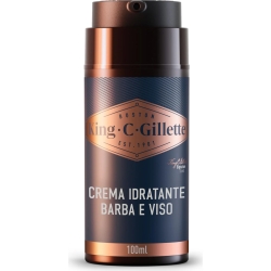 GILLETTE King C. Gillette - Crema Idratante Barba E Viso 100 ml