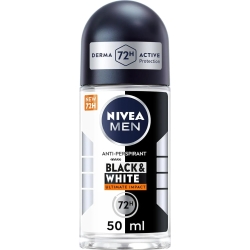 Nivea Men Black & White Invisible Ultimate Impact - Deodorante Roll-On 50 ml
