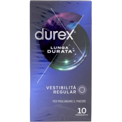 Durex Lunga Durata - 10 Preservativi Vestibilità Regular