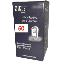 Vtrust - 50 Strisce Reattive Per Glicemia Per TD-4279