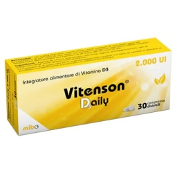 Vitenson Daily D3 2000 UI 30 Compresse Divisibili - Integratore Per Le Ossa