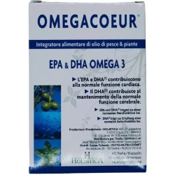 Omegacoeur 60 Capsule - Integratore Di Olio Di Pesce E Piante