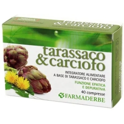Tarassaco & Carciofo 40 Compresse - Integratore Per La Funzione Epatica