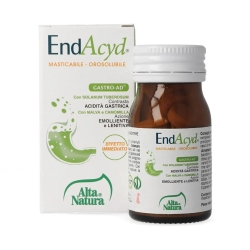 Alta Natura Endacyd Masticabile Orosolubile 20 Compresse - Integratore Per L'Acidità Gastrica