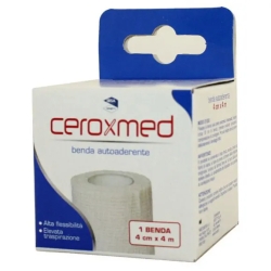 Ceroxmed Benda Autoaderente Da 4 cm x 4 Mt