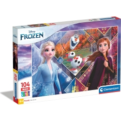 Frozen 2 puzzle 104 pezzi 62x42 cm
