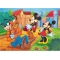 Mickey and Friends puzzle da pavimento double-face 108 pezzi 70x50 cm