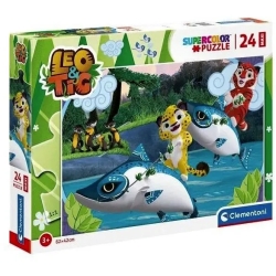 Supercolor - Puzzle Maxi 24 Pezzi Leo & Tig