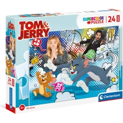 Supercolor - Puzzle Maxi 24 Pezzi Tom & Jerry