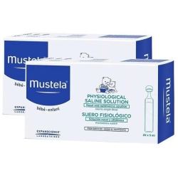 Mustela Soluzione Fisiologica per l'igiene nasale 40 file da 5 ml