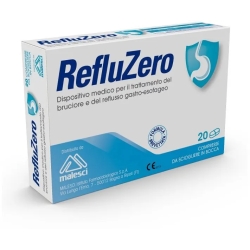 Refluzero 20 compresse - Per reflusso e bruciore di stomaco