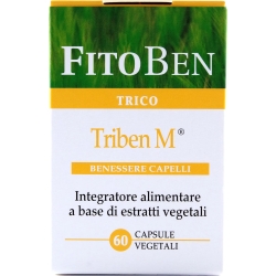 Triben M 60 Capsule Vegetali Integratore Per I Capelli Maschili