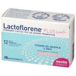 Lactoflorene Plus Bimbi 12 Bustine - Integratore per l'equilibrio intestinale