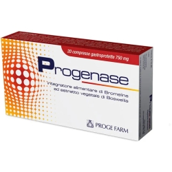 Progenase 20 Compresse Gastroprotette - Integratore Per Le Articolazioni