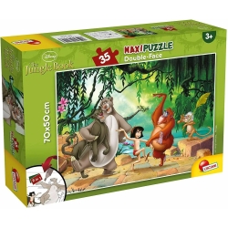 Maxipuzzle Double-Face Libro della Giungla 35 Pezzi