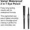 PUPA Vamp! Eye Pencil - Matita Occhi Waterproof 2 In 1 N. 100 Iconic Black