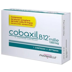 Cobaxil B12 Mille 1000 Mcg 5 Compresse - Integratore Di Vitamina B12