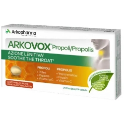 Arkovox Propoli 24 Pastiglie Miele E Limone - Integratore Per La Gola