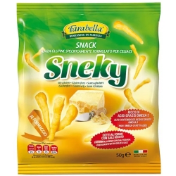 Sneky - Snack al mais e formaggio senza glutine 50 G