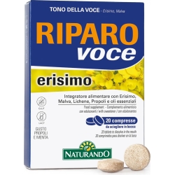 Riparo Voce Erisimo 20 Compresse - Integratore Per Le Vie Aeree