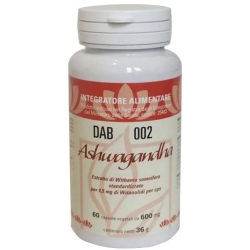 Dab 002 Ashwagandha 60 Capsule - Integratore per il sistema nervoso