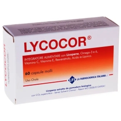 Lycocor 60 capsule Molli - Integratore per i sistema cardiovascolare