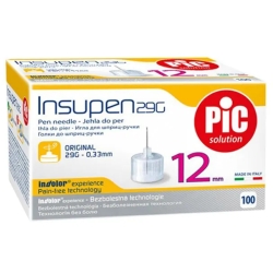 Pic Insupen Original - 100 aghi 29G da 12 mm per iniettori a penna