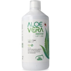 Alta Natura Aloe Vera Succo 1 L gusto lampone - Integratore depurativo per l'organismo
