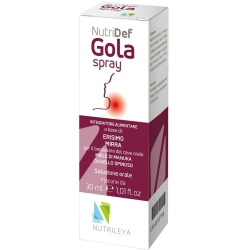Nutridef Gola Spray 30 ml - Integratore Per Le Vie Respiratorie