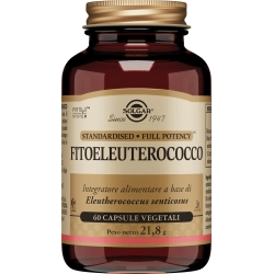 Solgar Fitoeleuterococco 60 Capsule - Integratore Per Tono E L'Energia