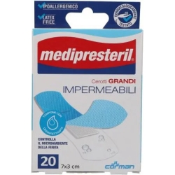 Medipresteril Cerotti Grandi Impermeabili - 20 Cerotti Da 7 x 3 cm