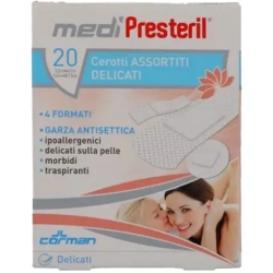 Medipresteril Cerotti Assortiti Delicati - 20 Cerotti Assortiti