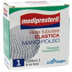 Medipresteril Rete Tubolare Elastica Mano-Polso Calibro 1 - Fissaggio Medicazione 4 m Tesi