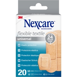 Nexcare Flexible Textile - 20 Cerotti Assortiti