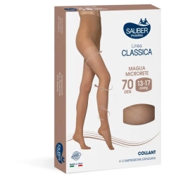 Sauber Linea Classica - Collant 70 denari Taglia 5 Nero