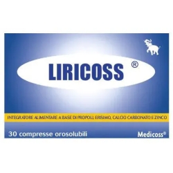 Liricoss 30 Compresse Orosolubili - Integratore Per Le Vie Respiratorie